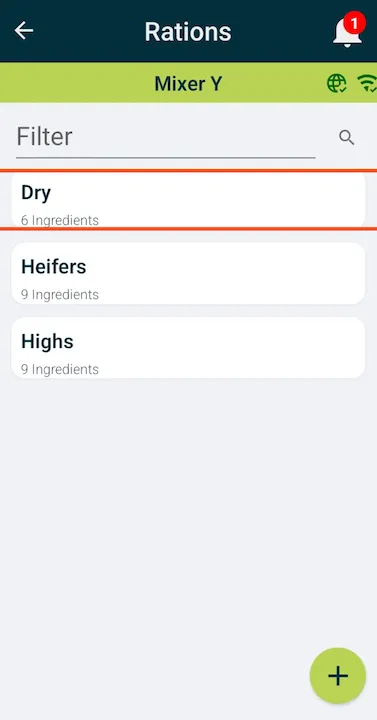 adjust ration size 3