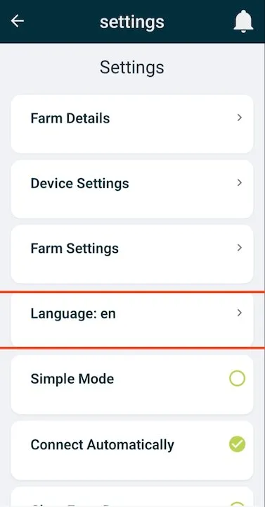 change language 5