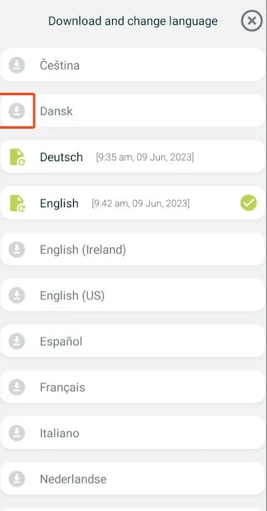 change language 6