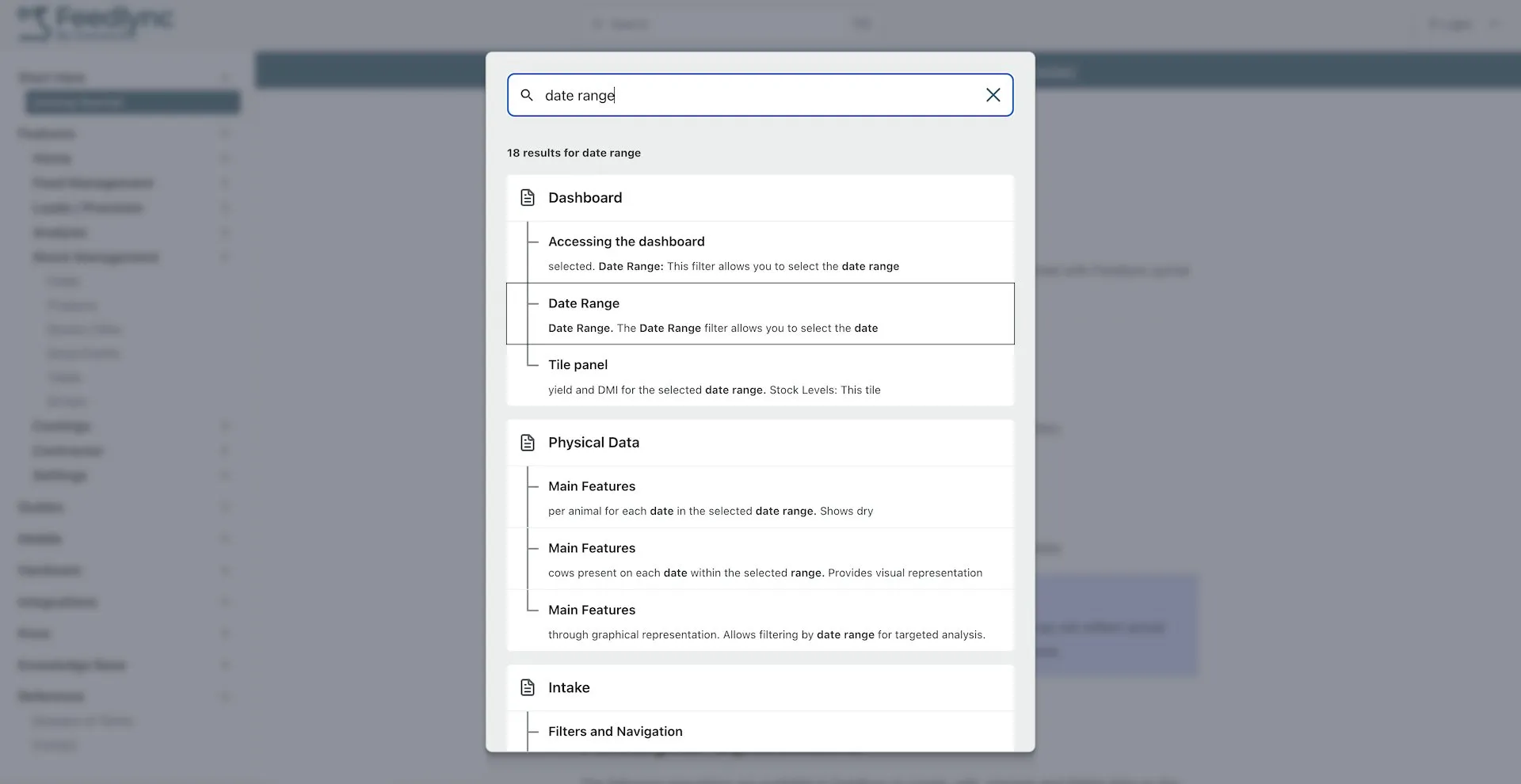 Doc search functionality