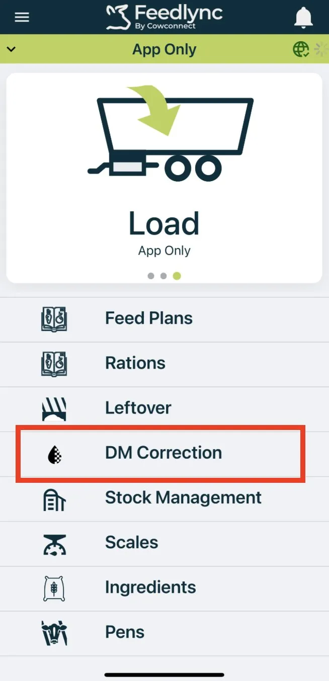 dry matter correction