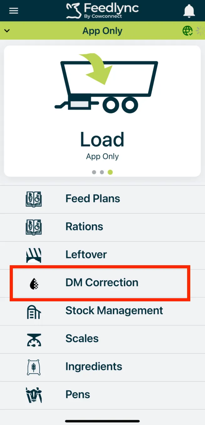 dry matter correction