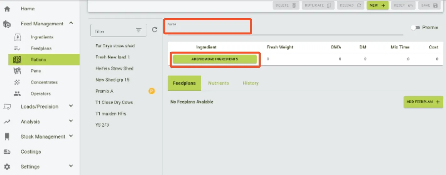 assign ingredients 1