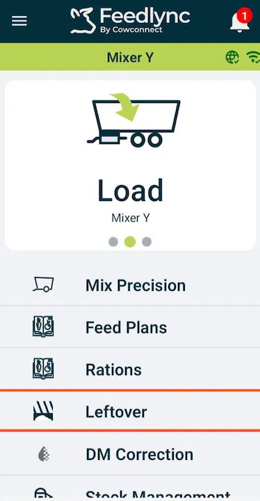 register residual feed