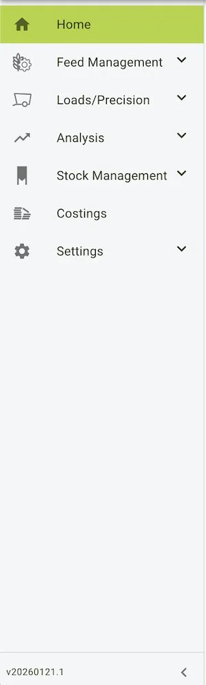 Sidebar expanded view