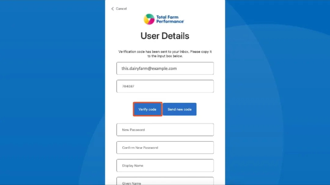 Sign up
