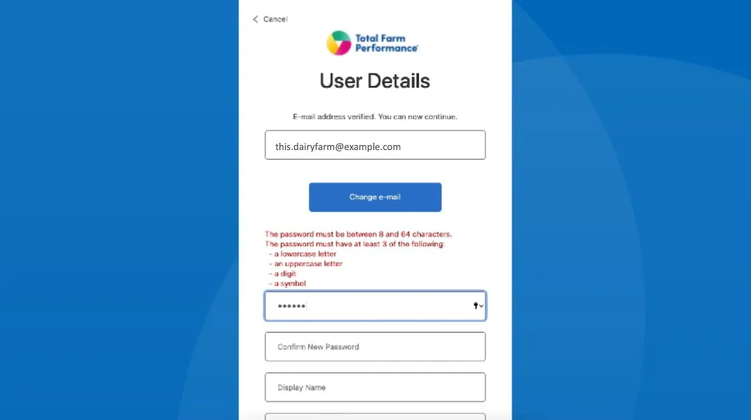 Sign up