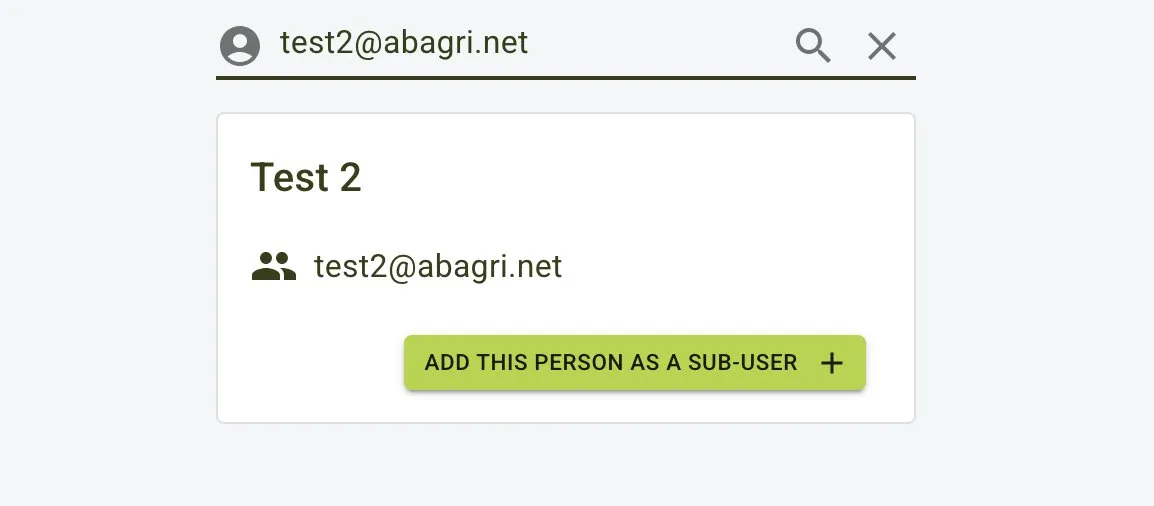 Sub-Users View