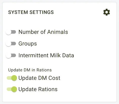System Settings