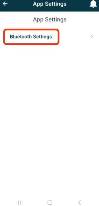 turning on Bluetooth